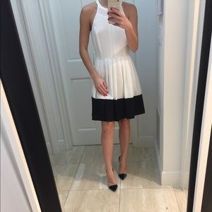 BRAND New White & Black Dress